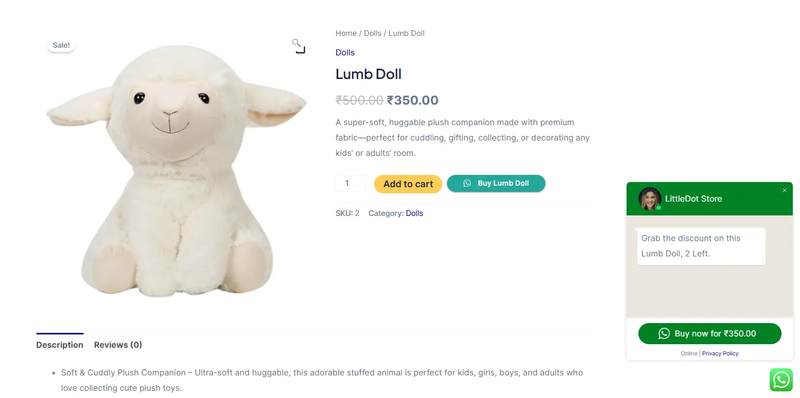 WooCommerce Click to Chat Integration